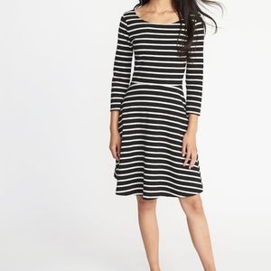Black & White striped dress NWT